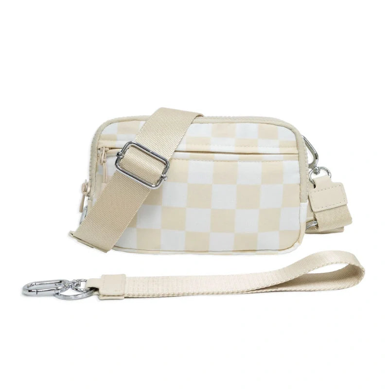 Quilted Wallet (Checkered)