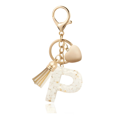 Golden Initial - Bag Charm