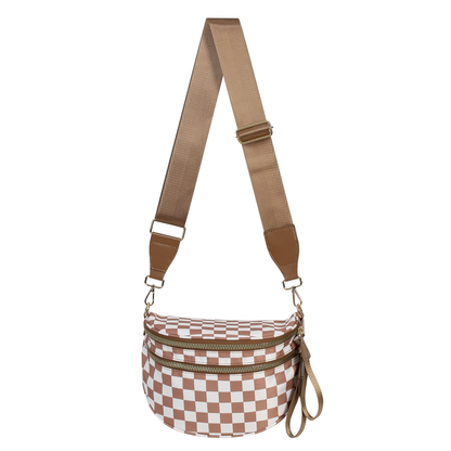 GoBag - The Roomiest Bum Bag (Checkered)
