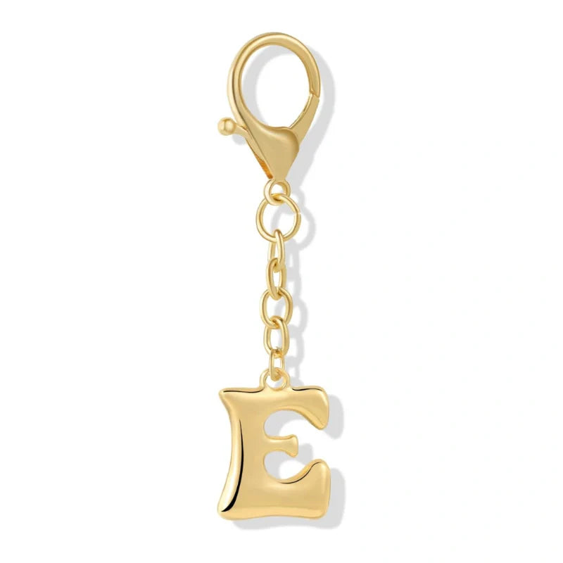 Bubble Initial Letter - Bag Charm