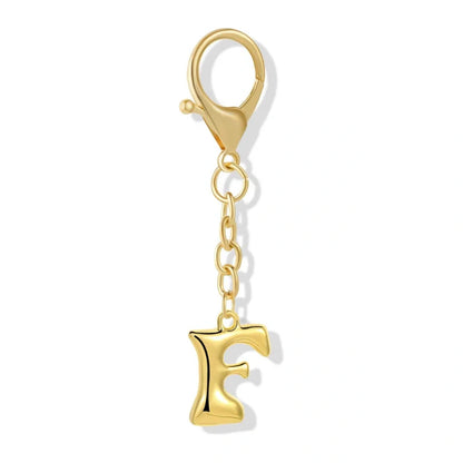 Bubble Initial Letter - Bag Charm
