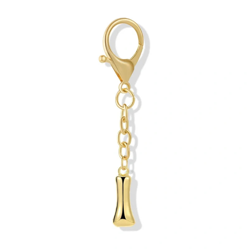 Bubble Initial Letter - Bag Charm