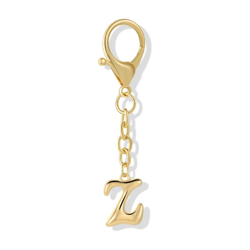Bubble Initial Letter - Bag Charm