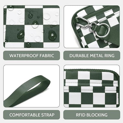 Quilted Wallet (Checkered)