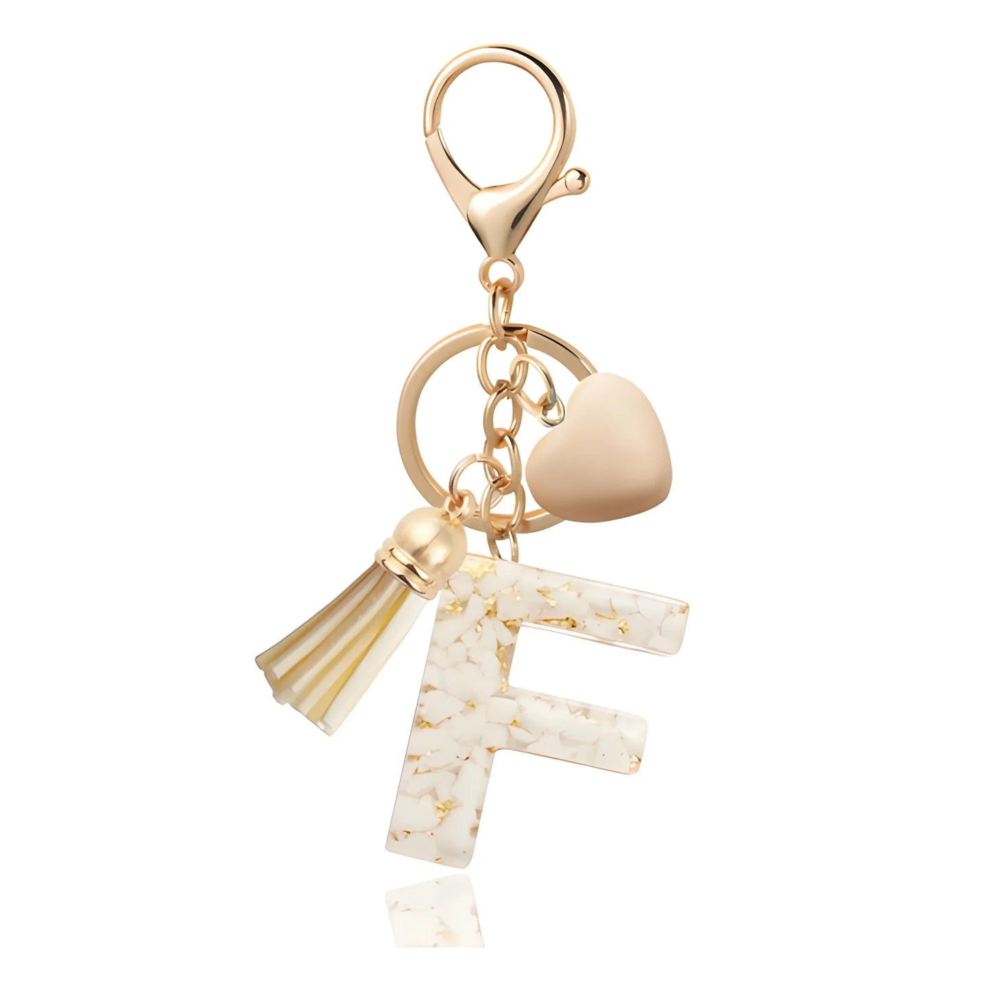 Golden Initial - Bag Charm