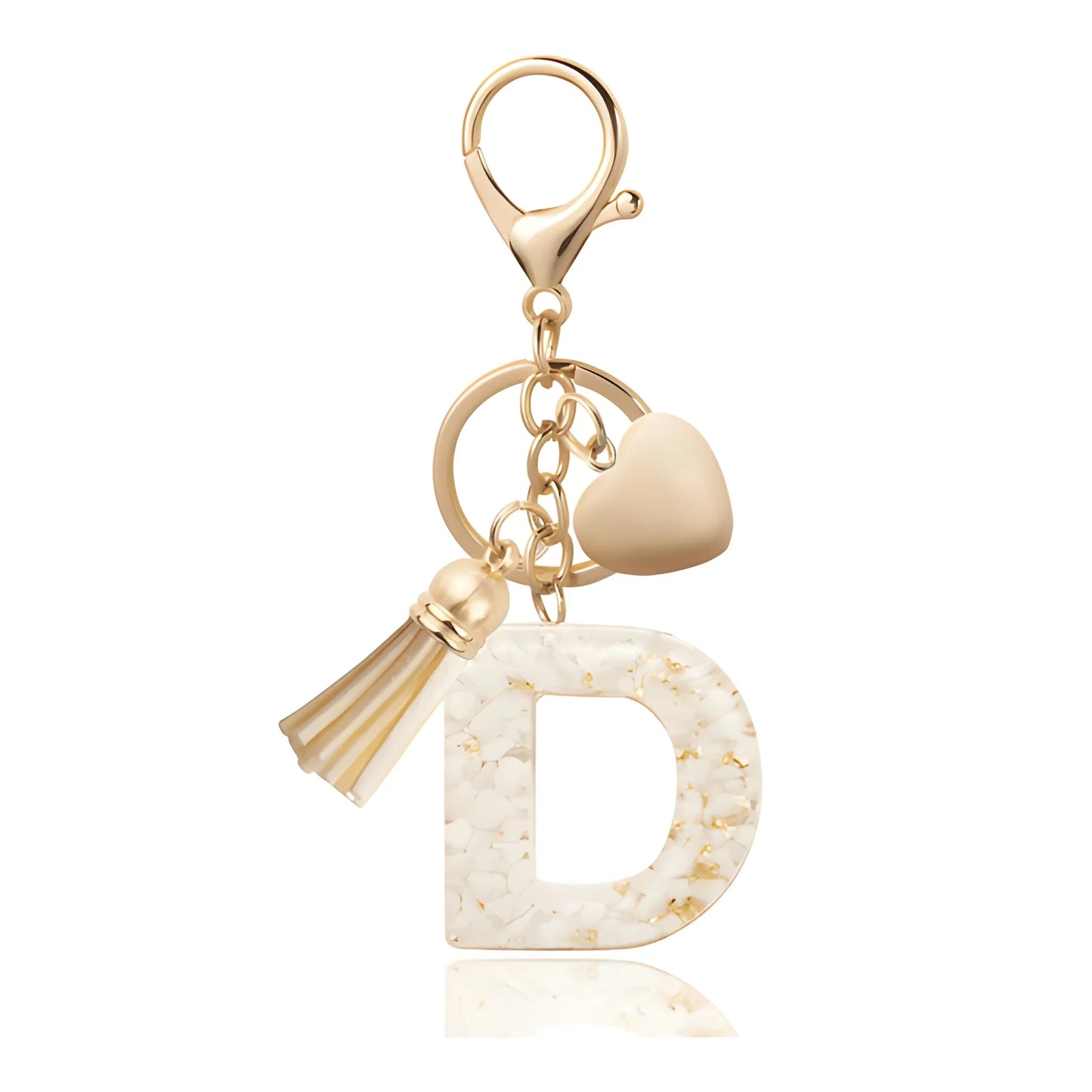 Golden Initial - Bag Charm