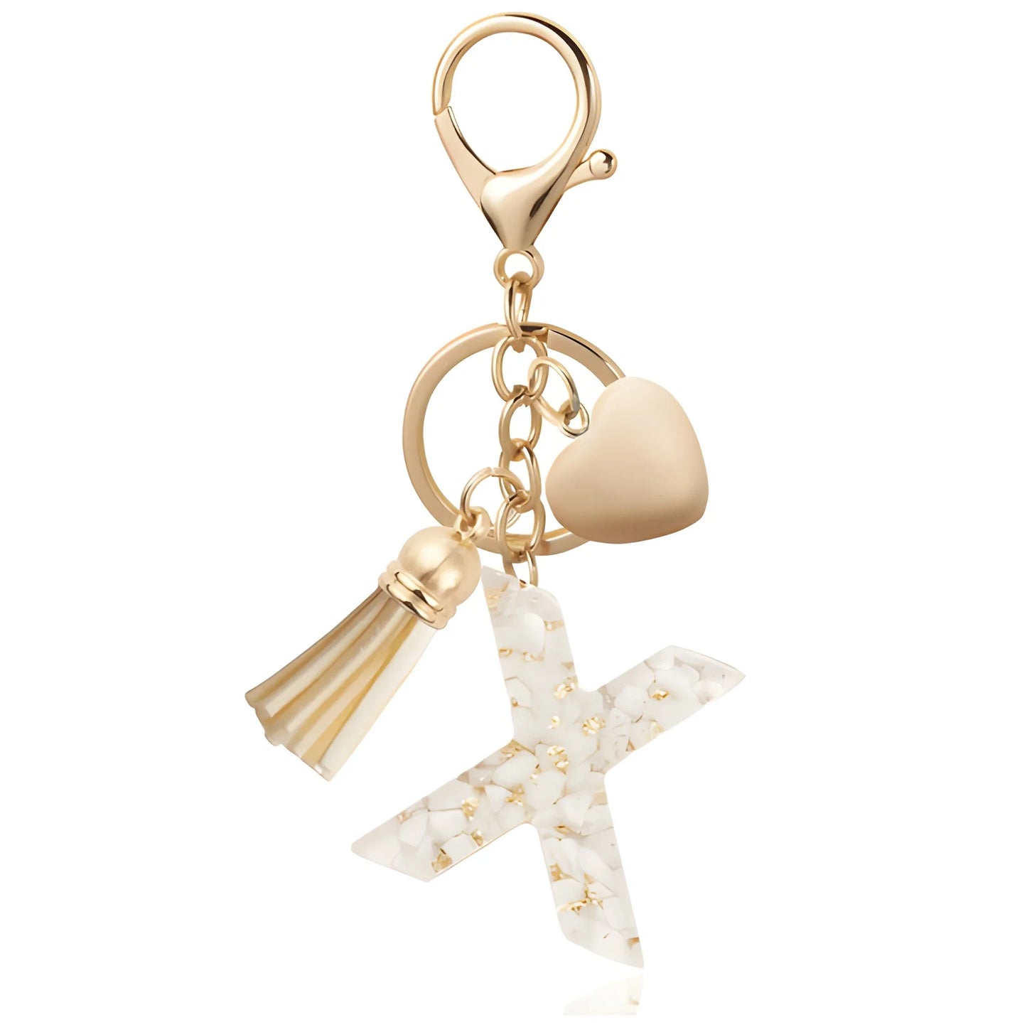 Golden Initial - Bag Charm