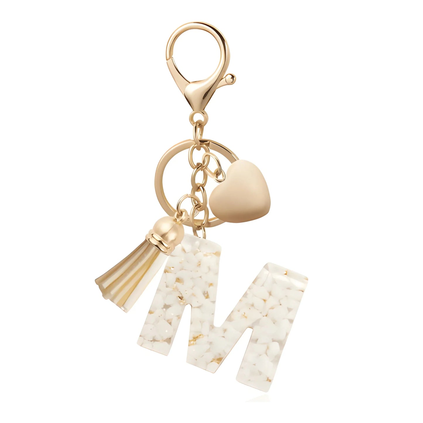 Golden Initial - Bag Charm