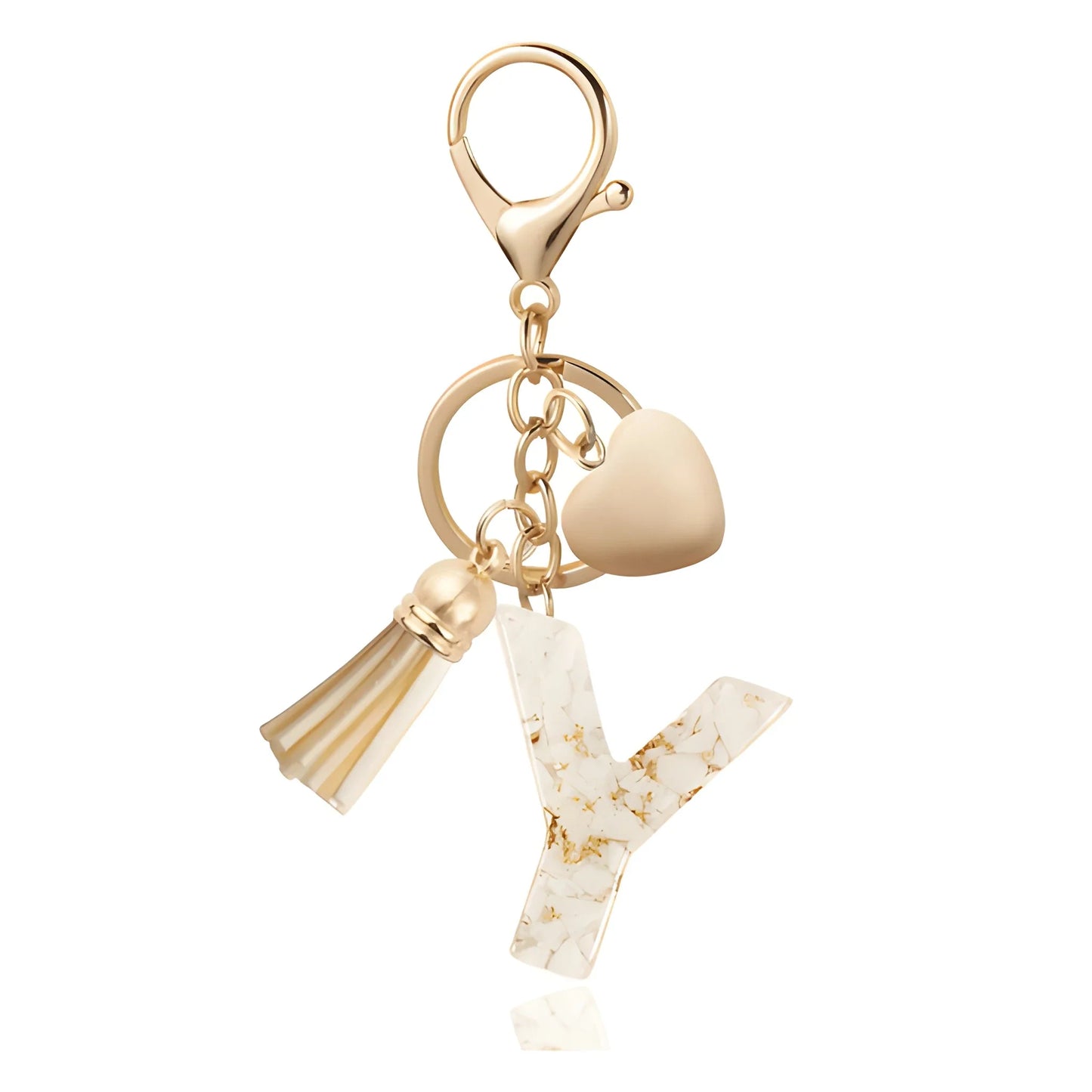 Golden Initial - Bag Charm
