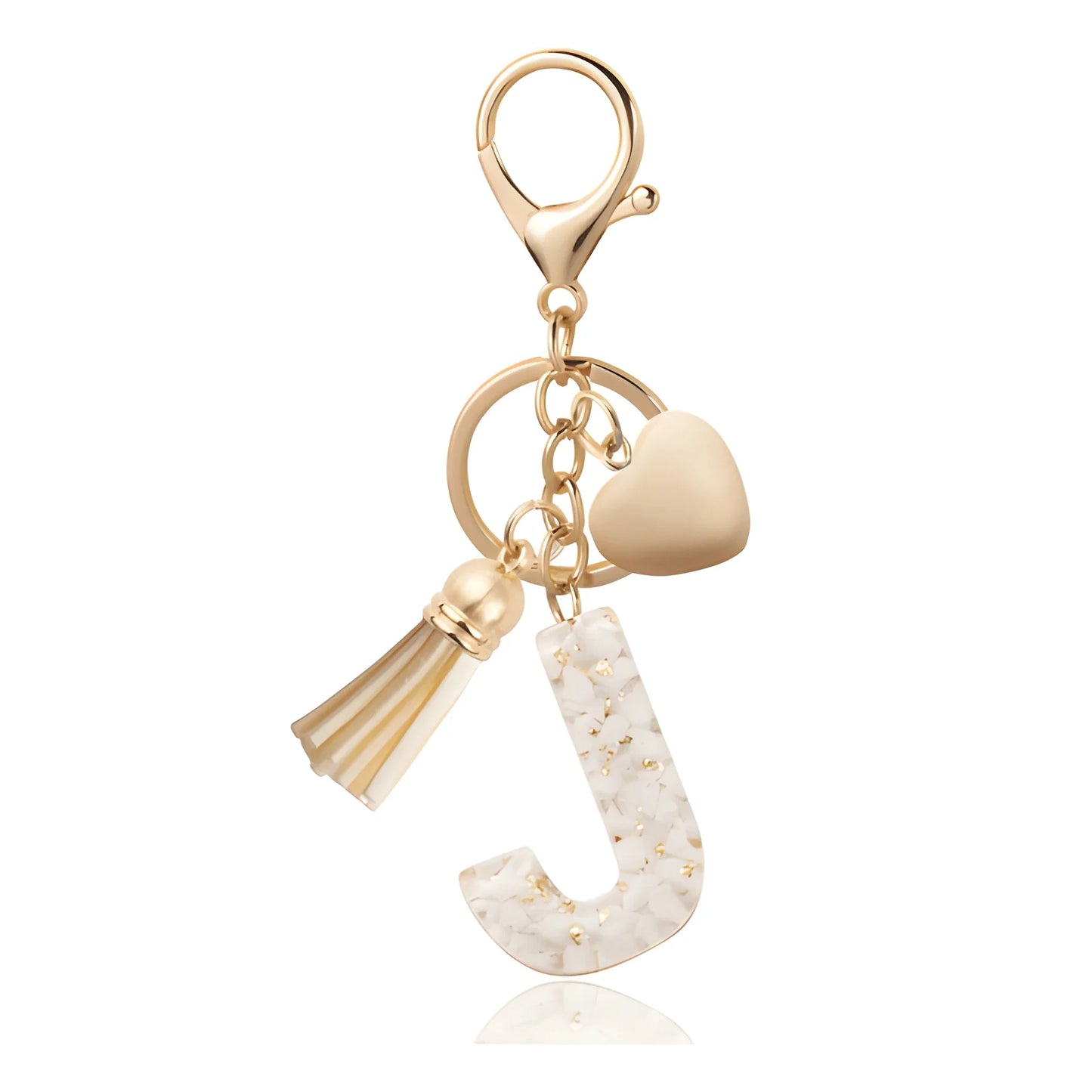 Golden Initial - Bag Charm