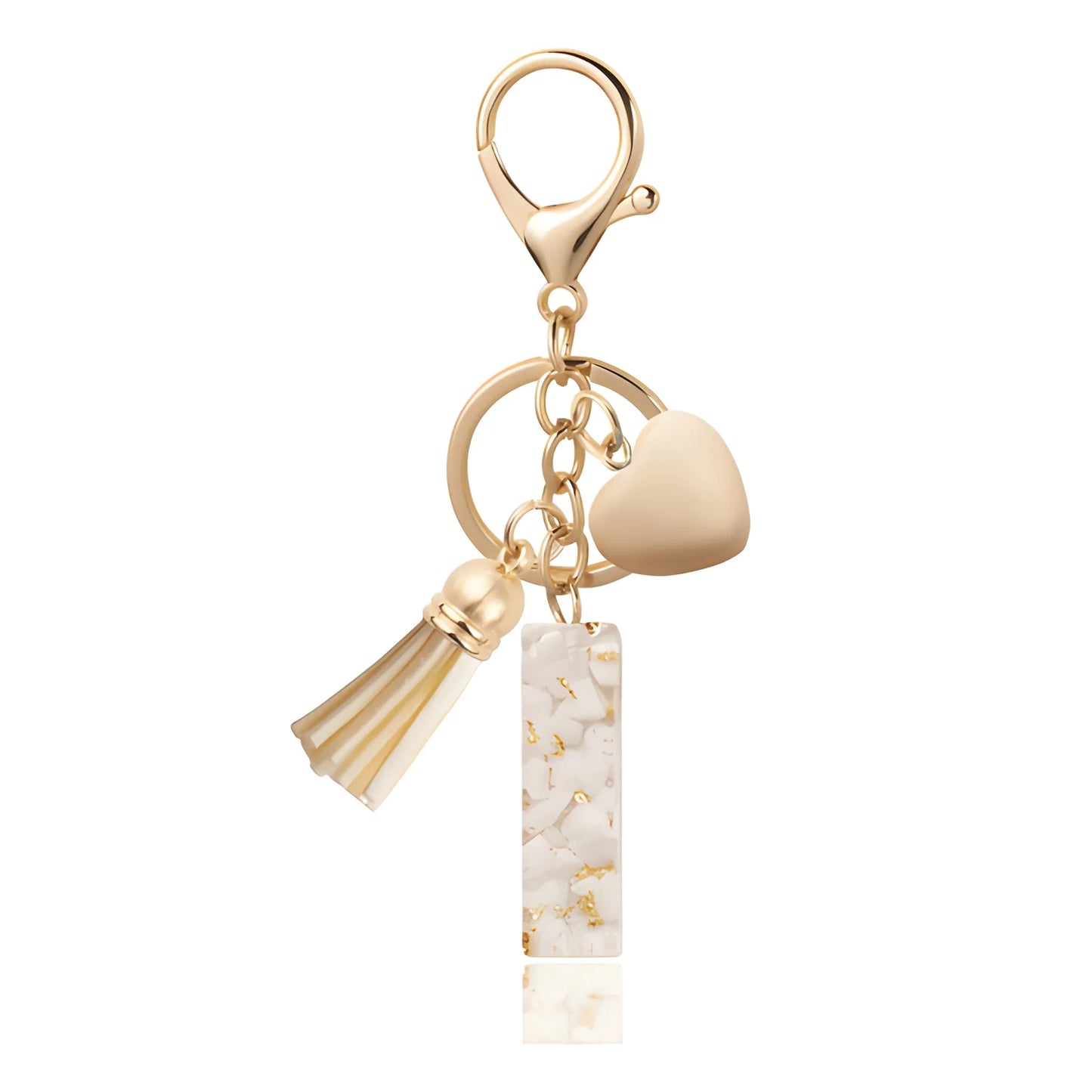 Golden Initial - Bag Charm