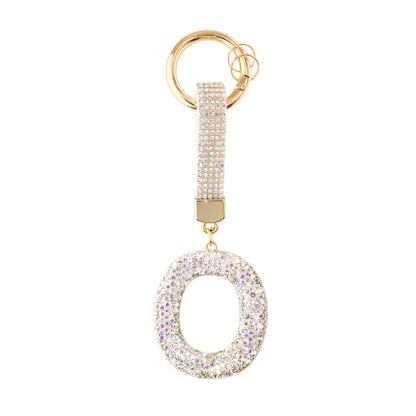 Sparkle Initial – Bag Charm (Silver)