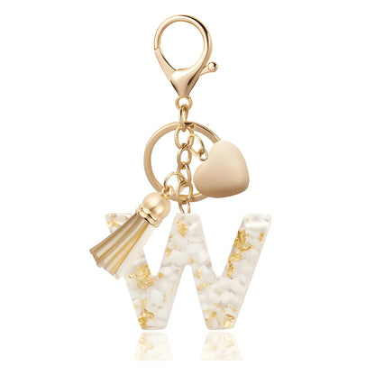 Golden Initial - Bag Charm